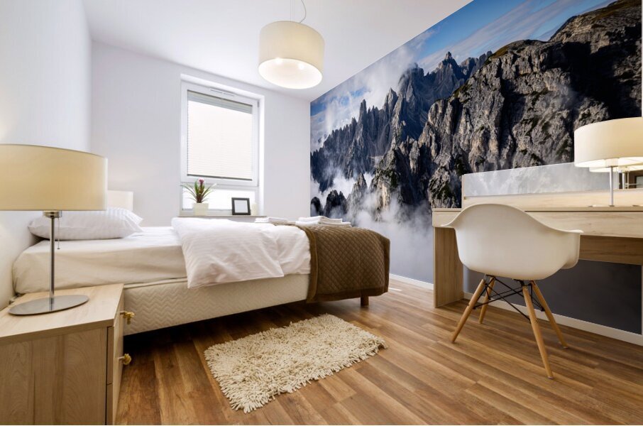 Misty Mountains Mural print