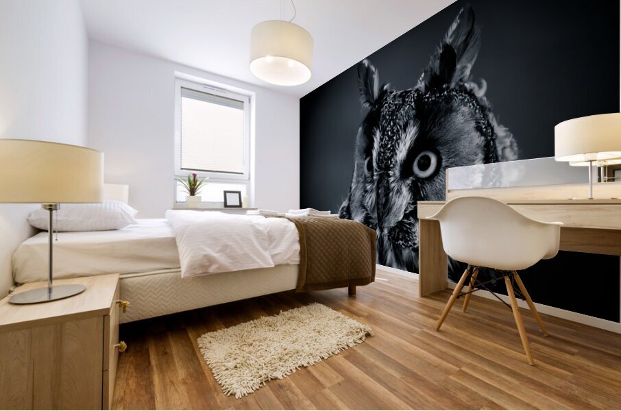 Watchful Owl Mural print