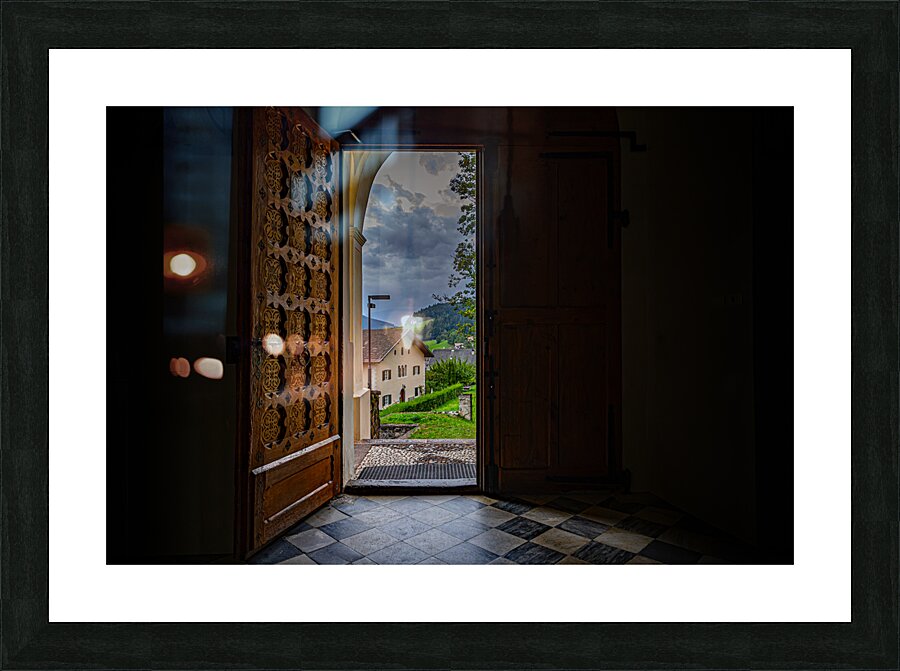 A View to the World Picture Frame print