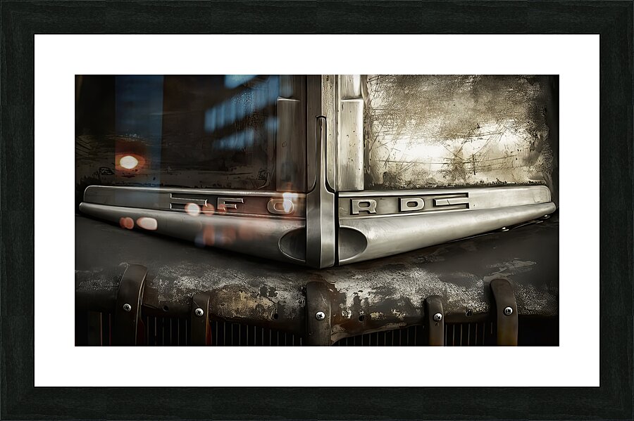 Rust & Rustic Ford Picture Frame print