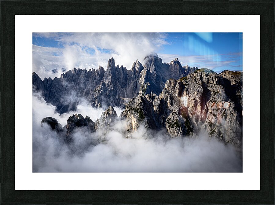 Misty Mountains Picture Frame print