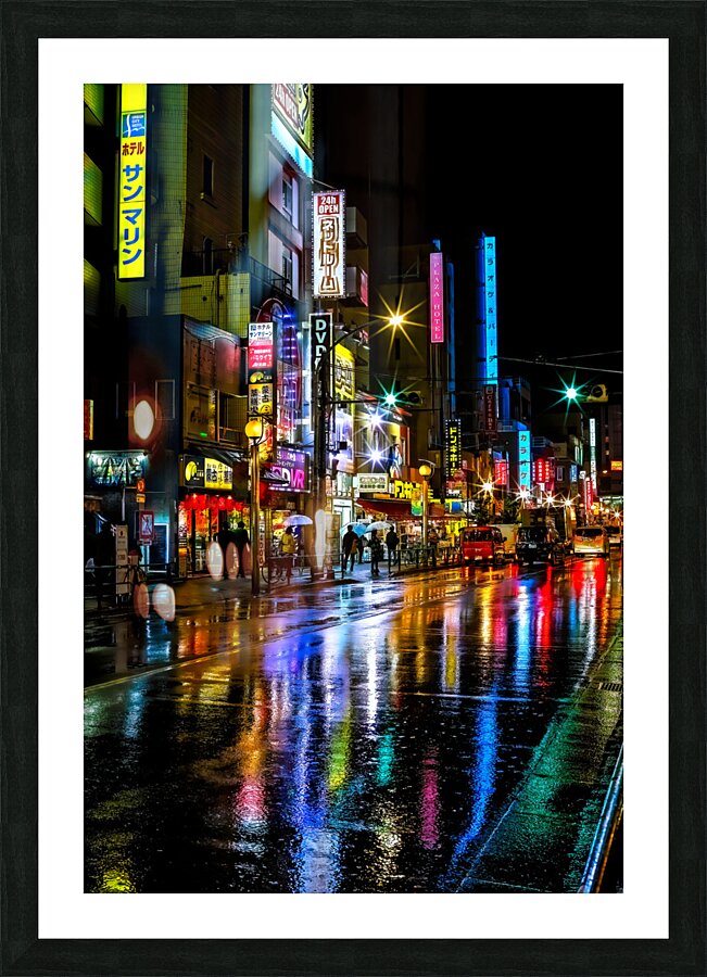 Tokyo Nights Picture Frame print