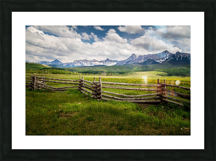 Dallas Divide Picture Frame print