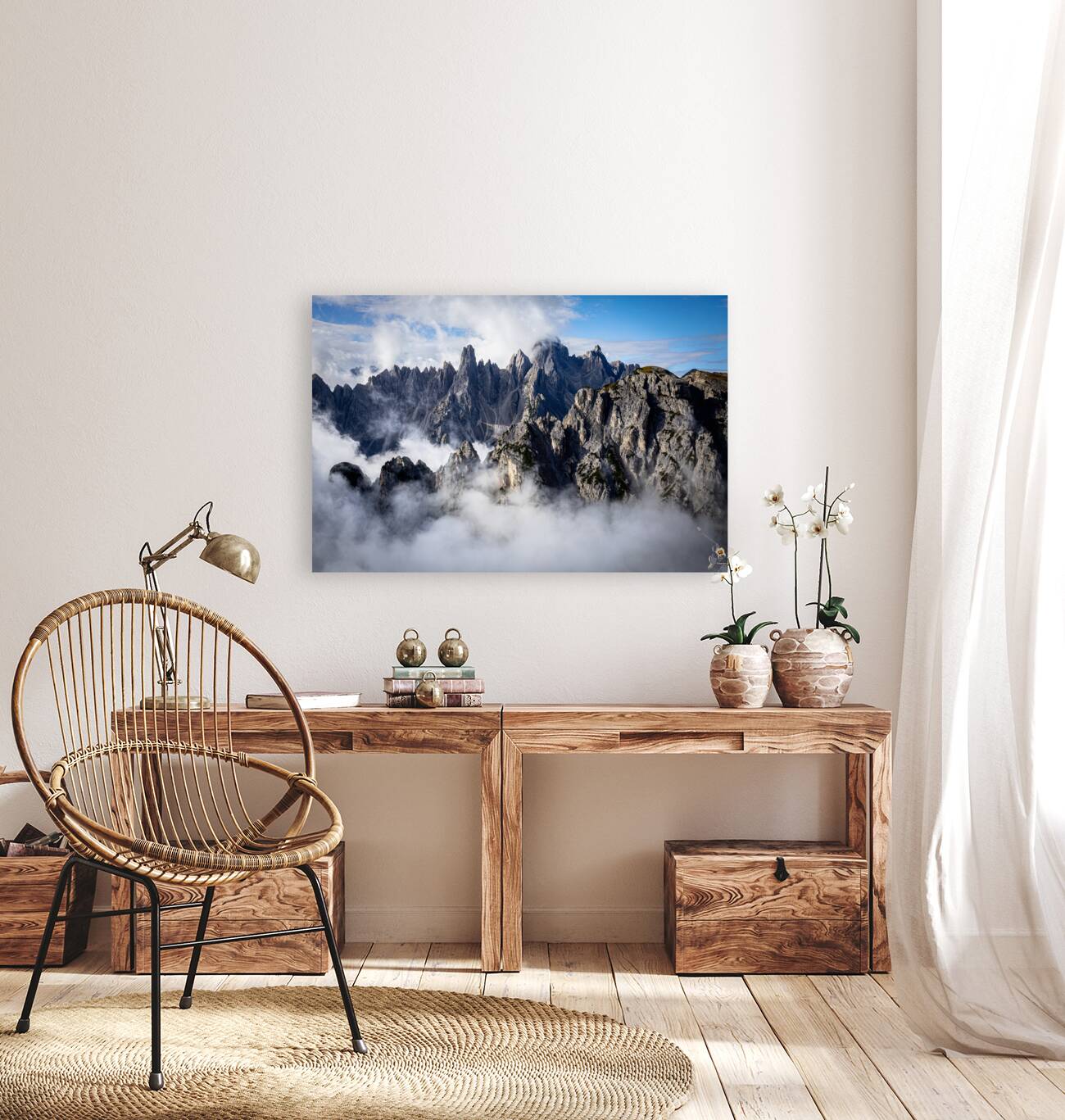 Misty Mountains Reproduction