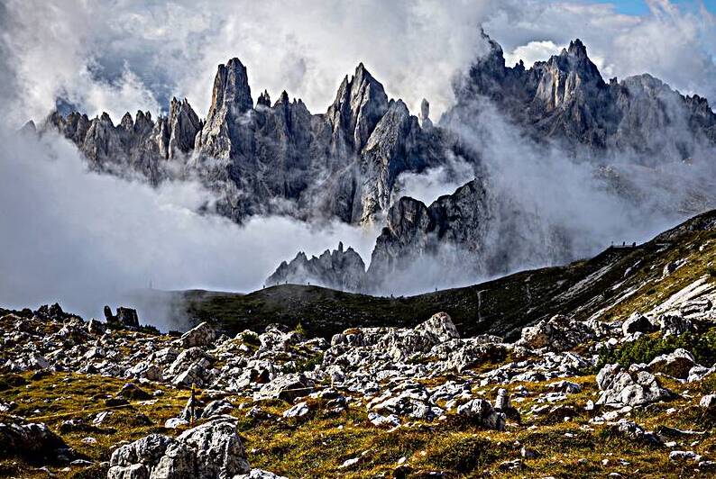 Rocky Dolomites by Warren Pickett Photography