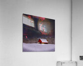 Orion Complex over Red Barn Acrylic Print