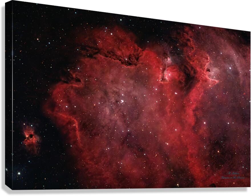 Soul Nebula Cropped Canvas Print