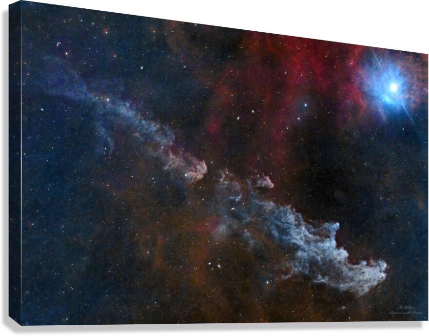 Witch Head Nebula horizontal Canvas Print