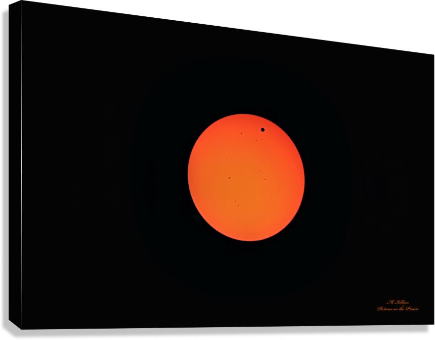 Venus Transit of Sun Canvas Print