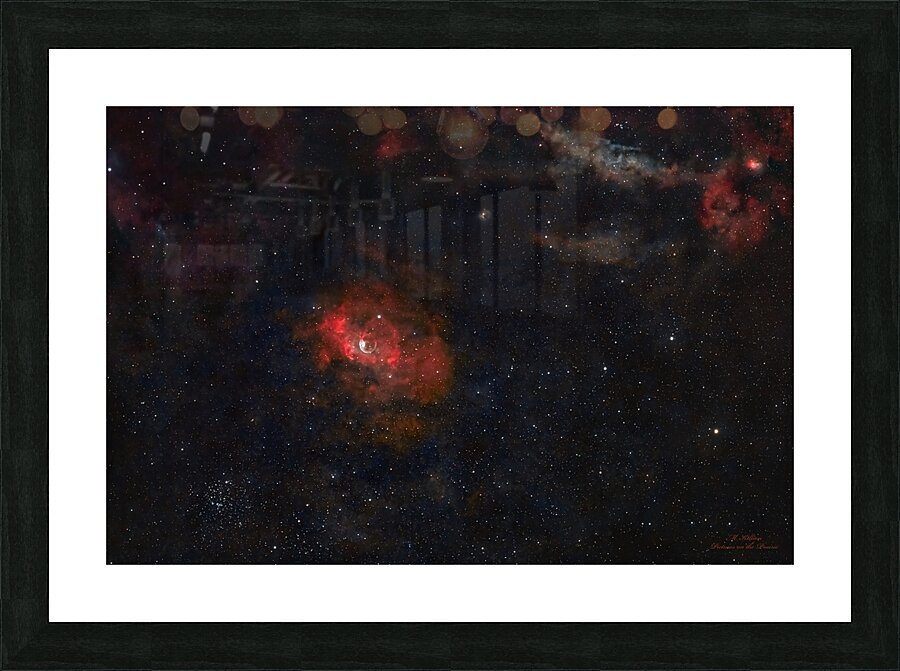 Bubble Nebula  Picture Frame print