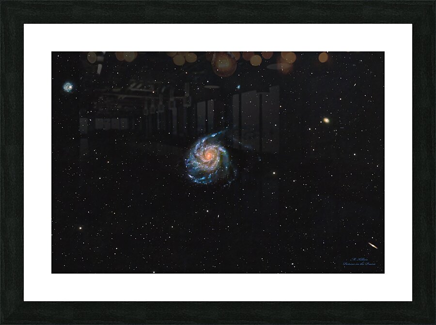 Pinwheel Galaxy  Picture Frame print