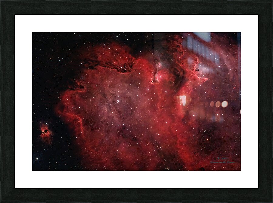 Soul Nebula Cropped Picture Frame print
