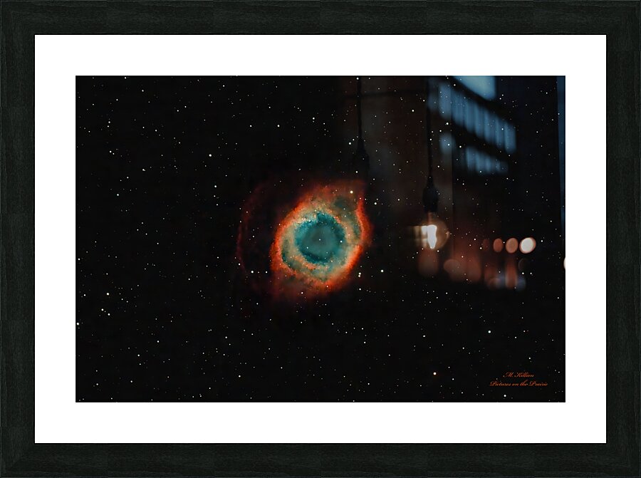 Helix Nebula Picture Frame print