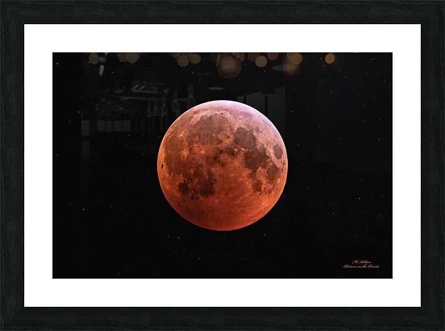 2019 Lunar Eclipse Picture Frame print
