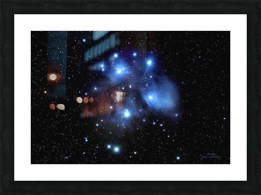 The Pleiades Picture Frame print