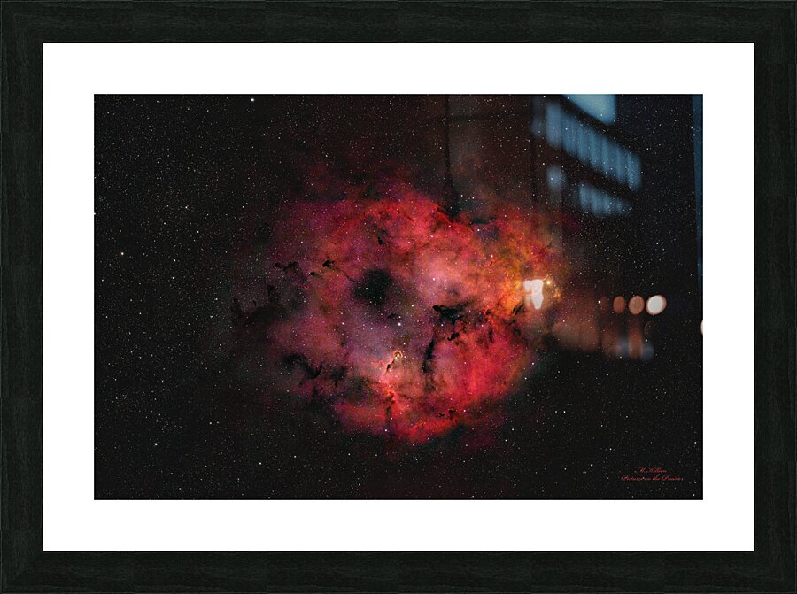 Elephant Trunk Nebula Picture Frame print