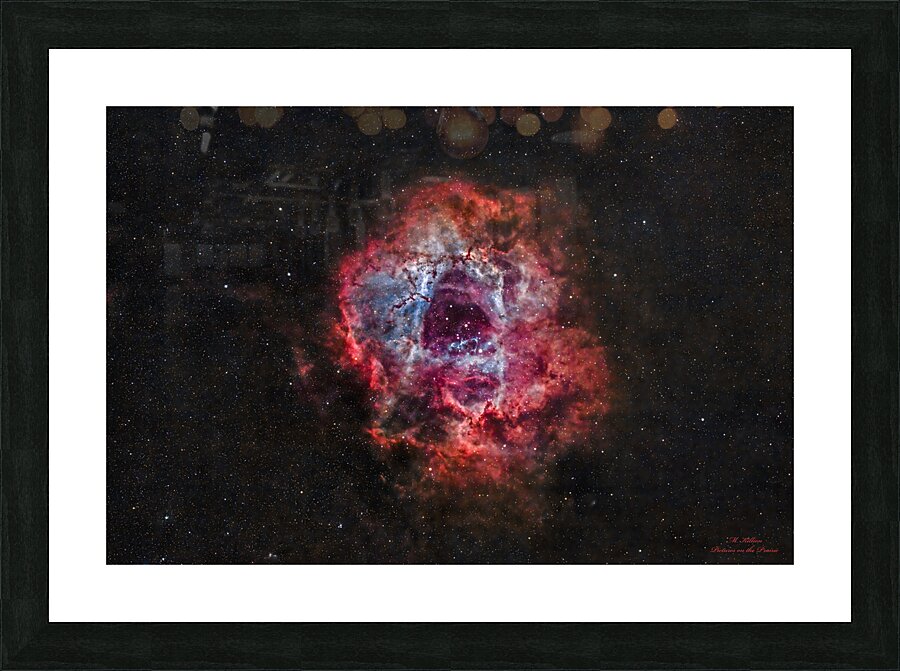 Rosette Nebula Picture Frame print