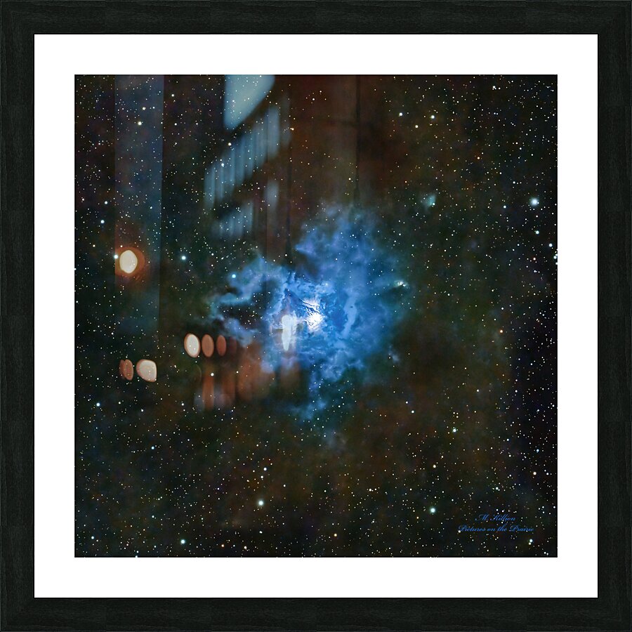 Iris Nebula Picture Frame print