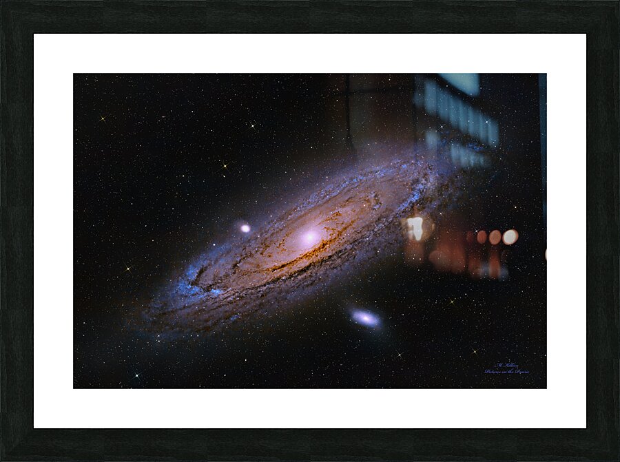 Andromeda Galaxy Picture Frame print
