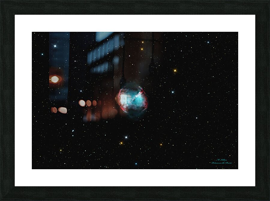 Dumbbell Nebula Picture Frame print