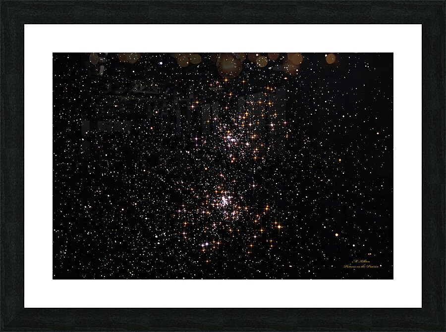 Perseus Double Cluster Picture Frame print