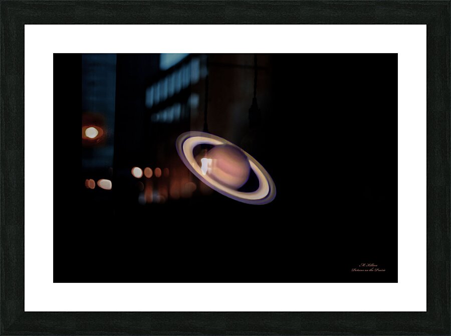 Saturn Picture Frame print