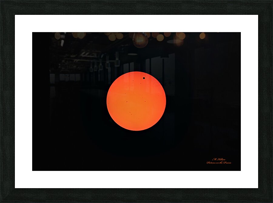 Venus Transit of Sun Picture Frame print