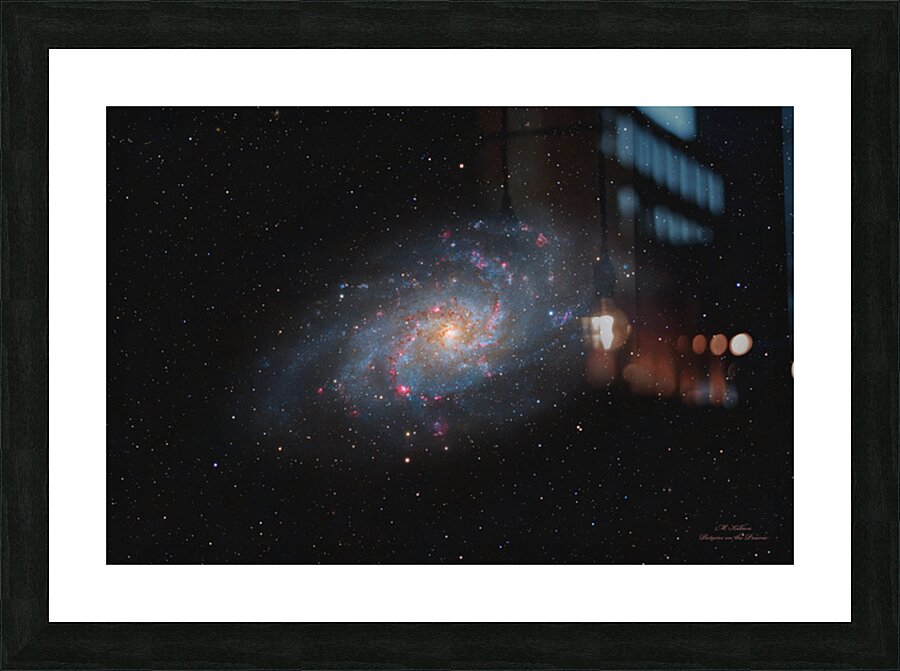 Triangulum Galaxy M33 Picture Frame print