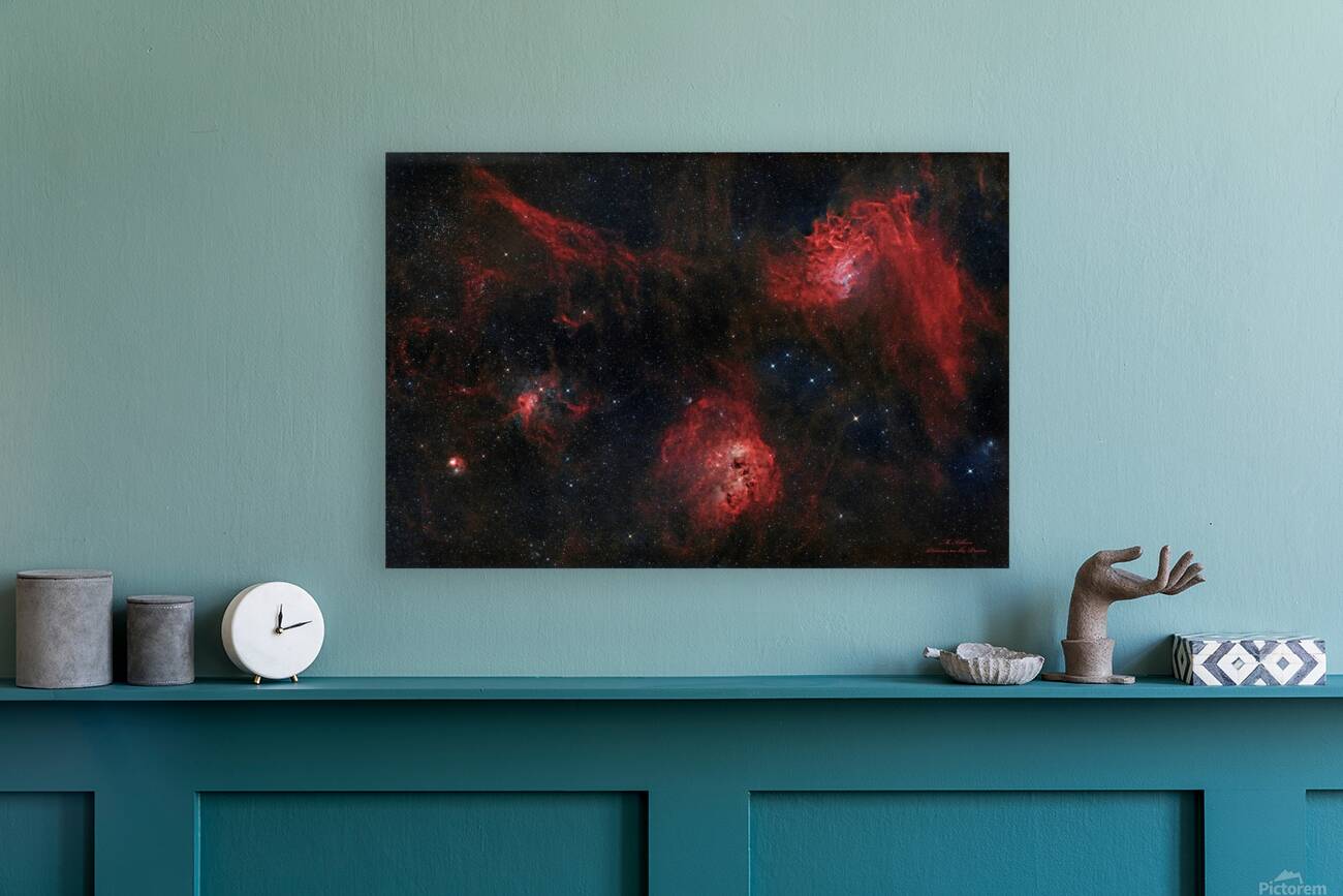 Flaming Star Nebula  Reproduction