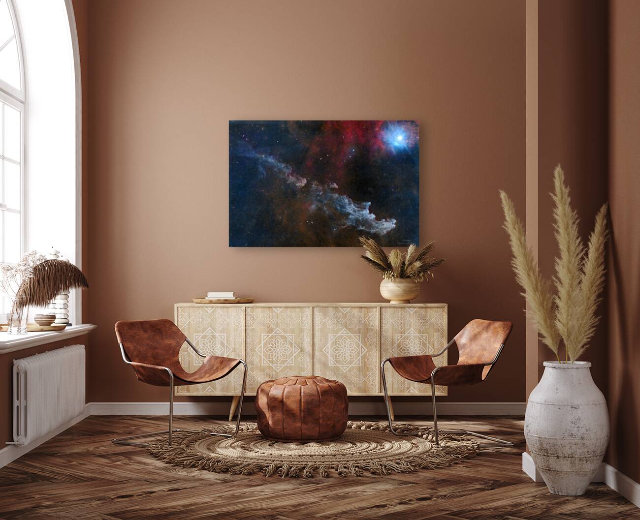 Witch Head Nebula horizontal Reproduction