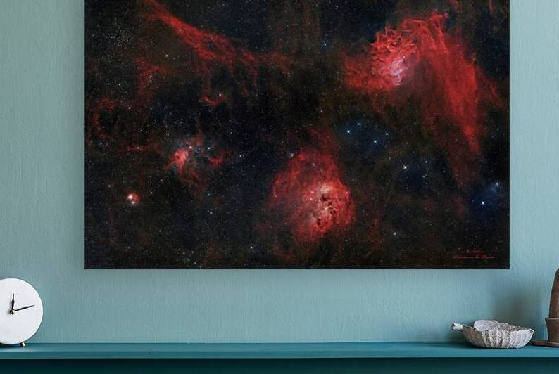 Flaming Star Nebula  by Mark Killion