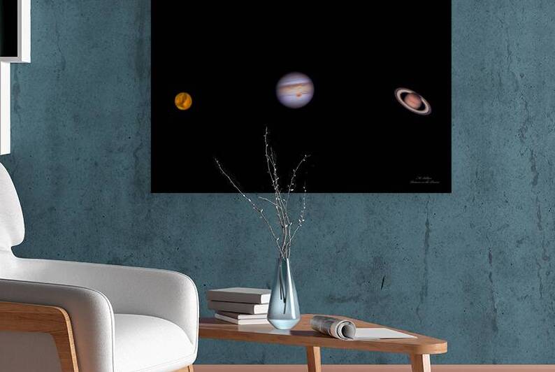 Mars Jupiter Saturn by Mark Killion