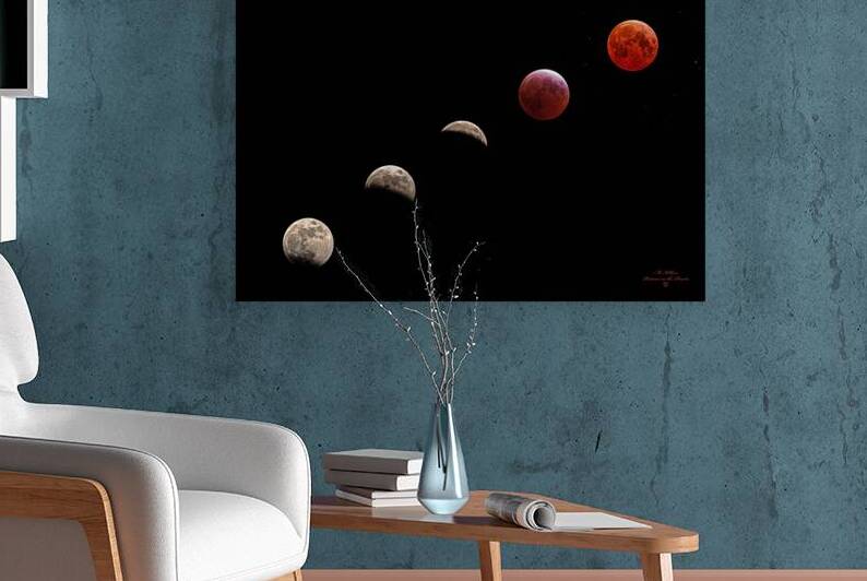 2025 Lunar Eclipse -Phasing to Totality by Mark Killion