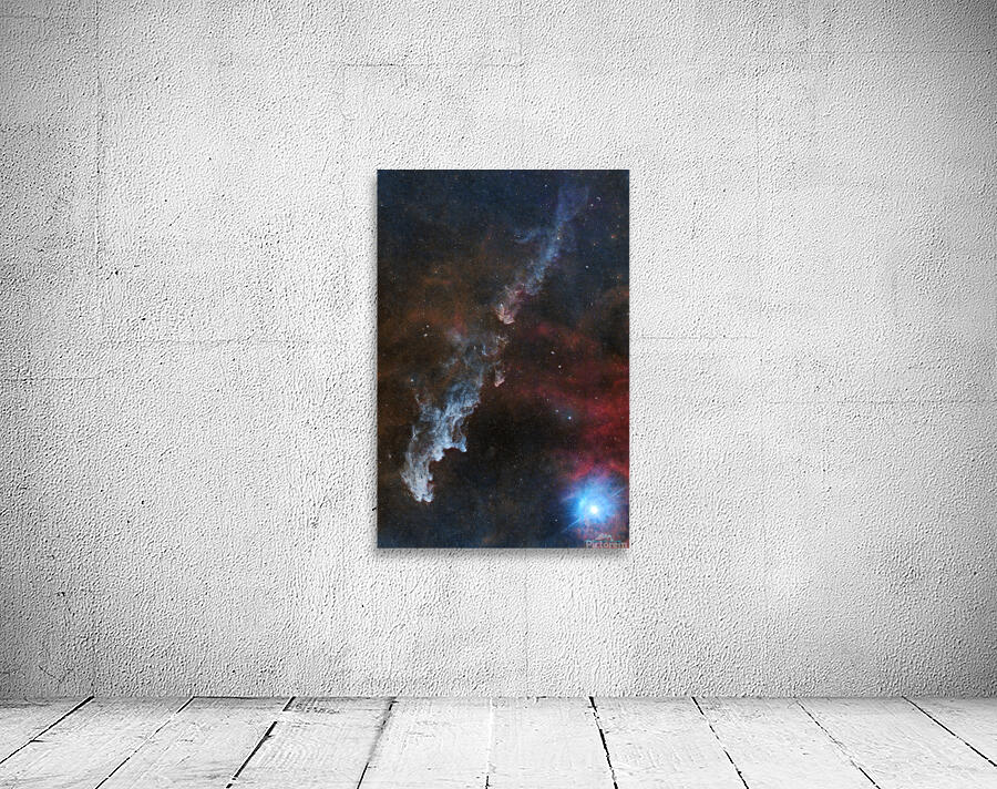 Witch Head Nebula vertical Wall Preview