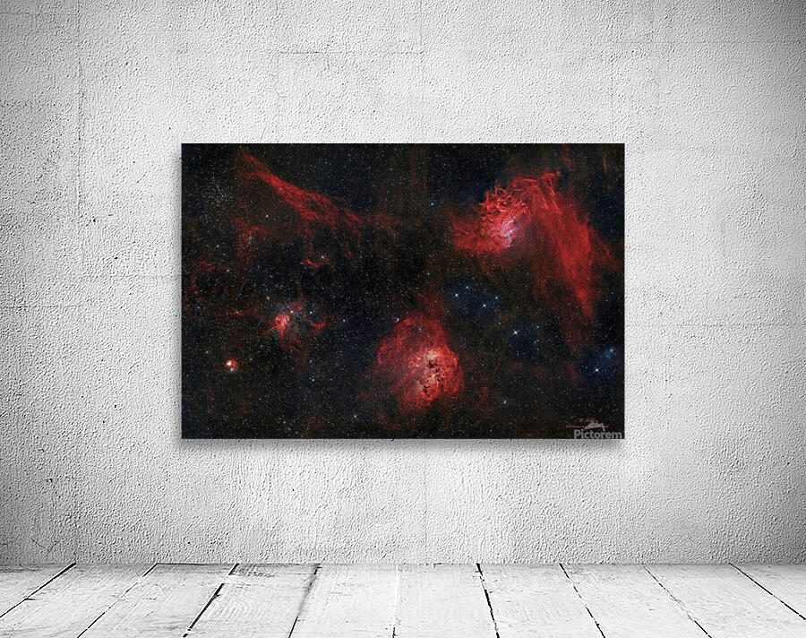 Flaming Star Nebula  Wall Preview