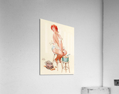 Crying with Onion Acrylic Print