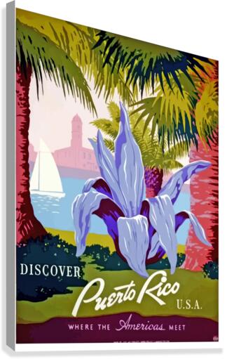 Discover Puerto Rico Canvas Print