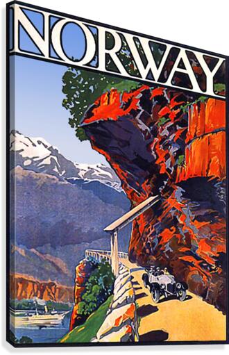 Norway by Car Canvas Print