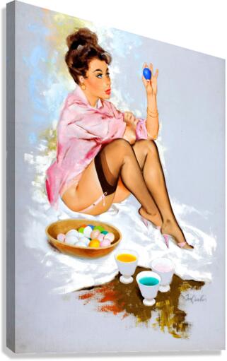 The Blue Egg Canvas Print