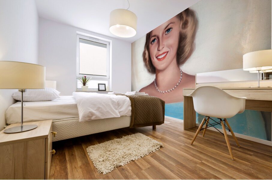 Female Portrait Mural print