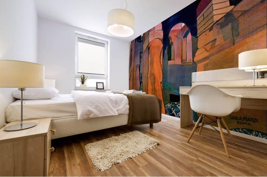 Trajans Market Mural print