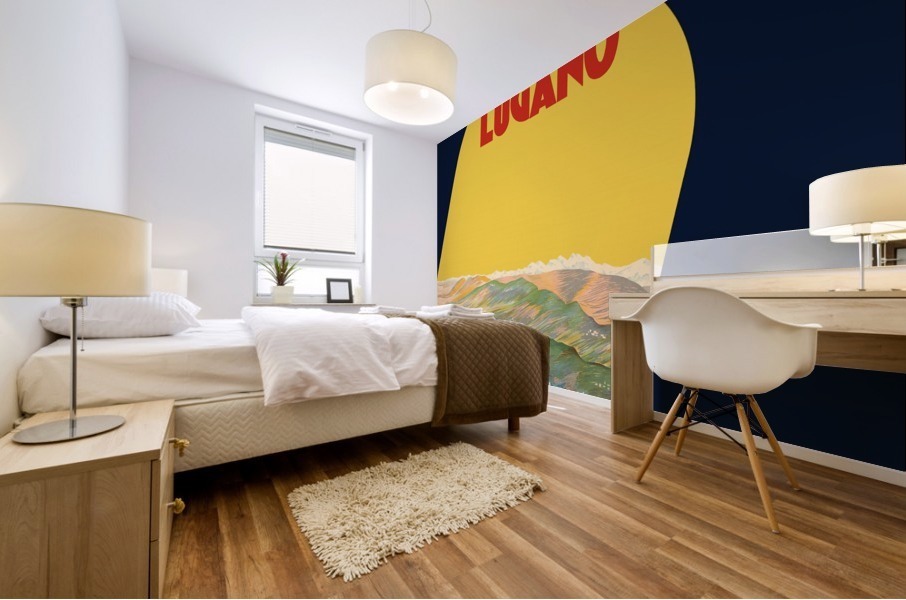 Monte Bre Funicalar Mural print