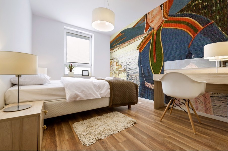 Rovaniemi Mural print