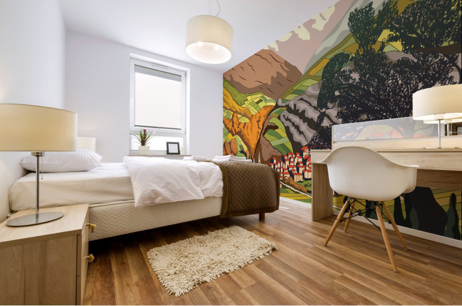 Allevard Les Bains Mural print