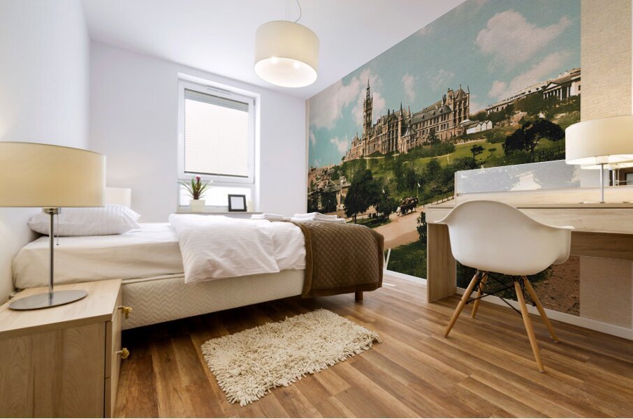 Glasgow University Mural print