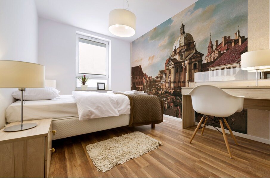 Warsaw Poland Mural print