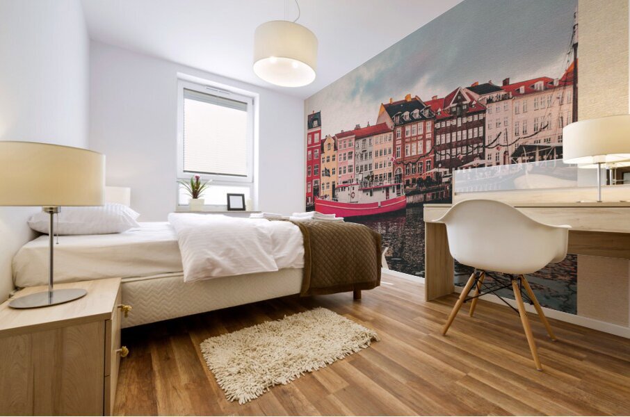 Denmark Nyhavn Mural print