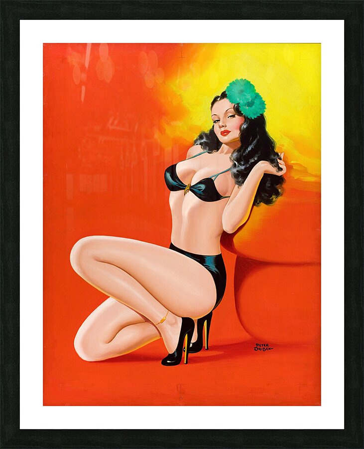 Beauty Parade. pulp cover. February 1947 Picture Frame print