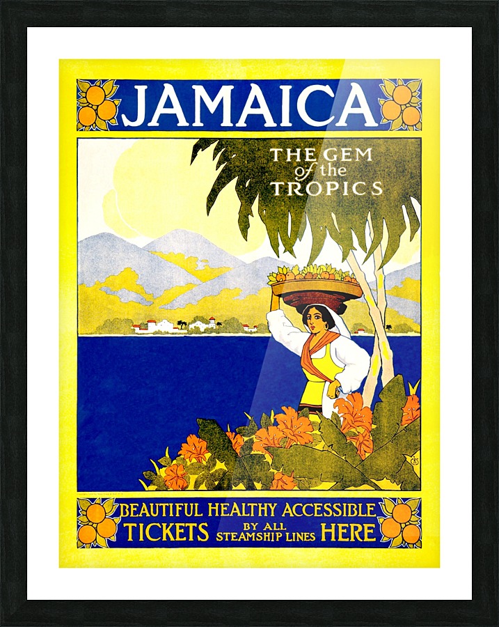 Jamaica Picture Frame print