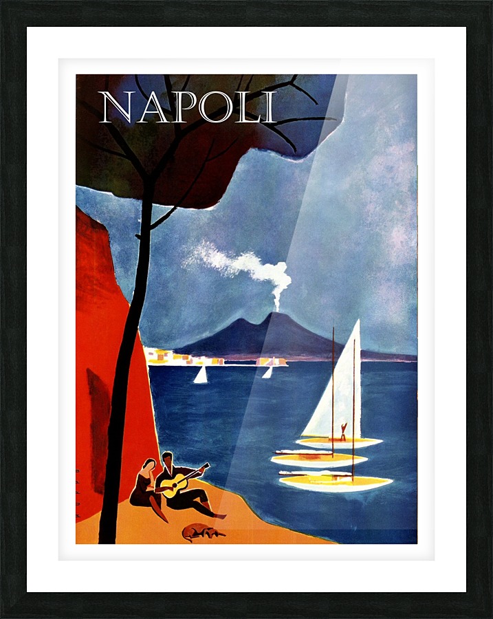 Naples Picture Frame print